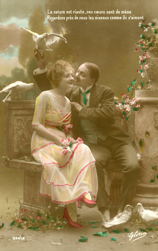 Glamour Postcard by English Photographer