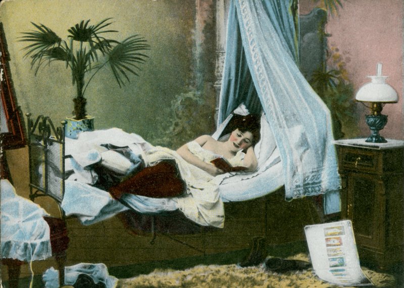 Glamour postcard by English Photographer
