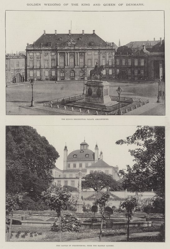 Golden Wedding of the King and Queen of Denmark by English Photographer