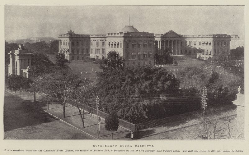 Government House, Calcutta by English Photographer