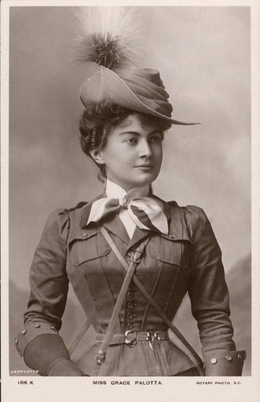 Grace Palotta, Austrian-born stage actress, as Daisy in the musical comedy The Messenger Boy by English Photographer