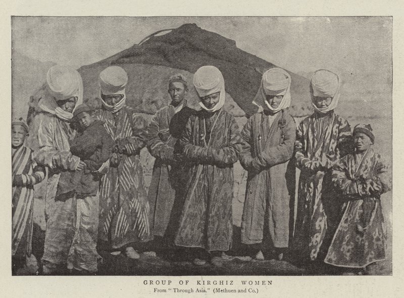 Group of Kirghiz Women by English Photographer
