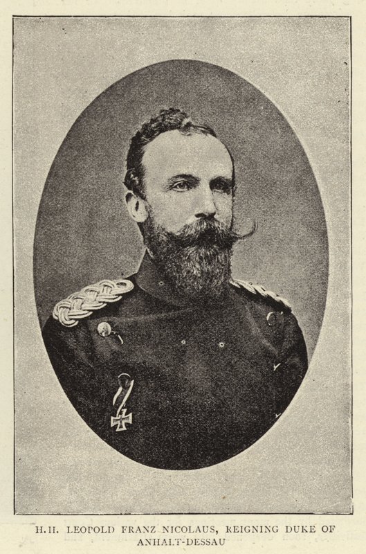 H H Leopold Franz Nicolaus, Reigning Duke of Anhalt-Dessau by English Photographer