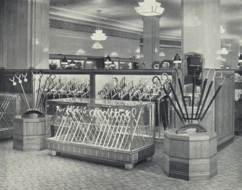 Harrods, Umbrella Counter by English Photographer
