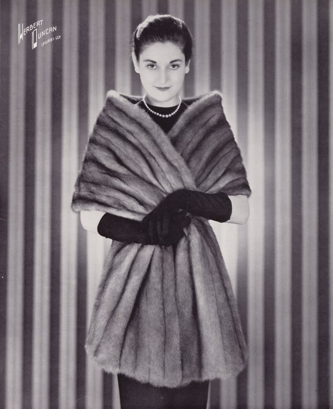 Herbert Duncan Furs: Royal Pastel Mink by English Photographer