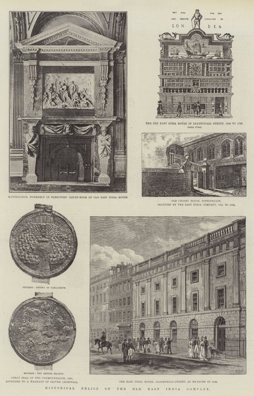Historical Relics of the Old East India Company by English Photographer