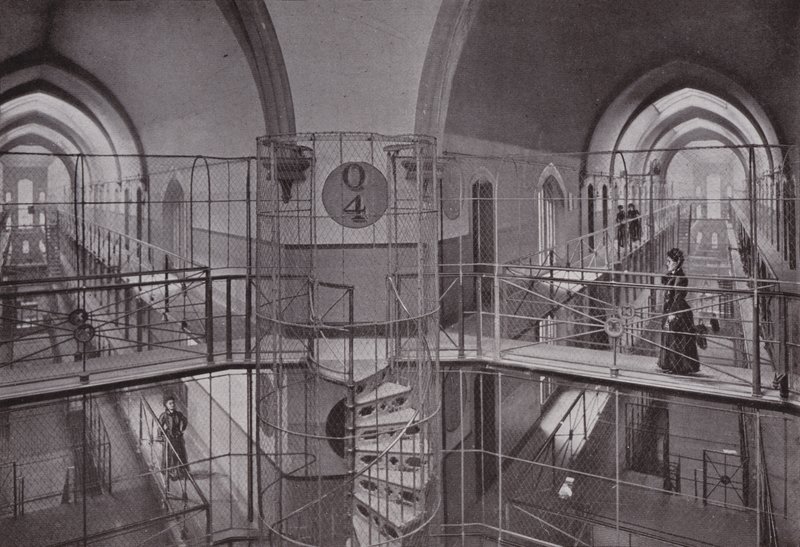 Holloway Gaol, Interior View by English Photographer