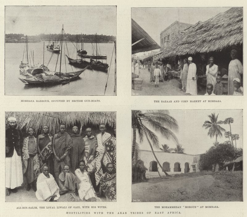 Hostilities with the Arab Tribes of East Africa by English Photographer