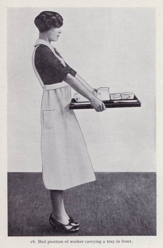 Illustration for Posture in Housework by English Photographer