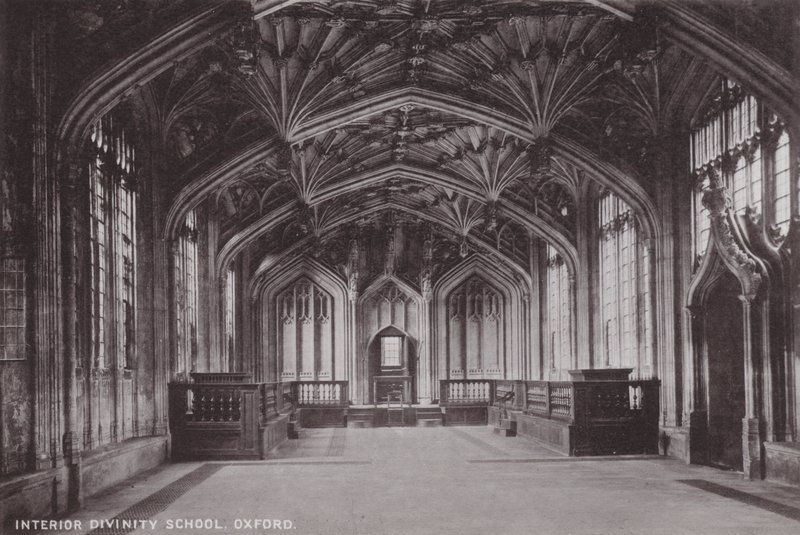 Interior, Divinity School, Oxford by English Photographer