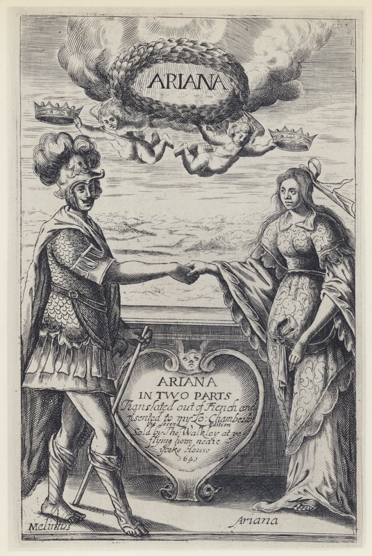 J Desmarets de Saint Sorlin, Ariana, J Haviland for T Walkley 1636 by English Photographer