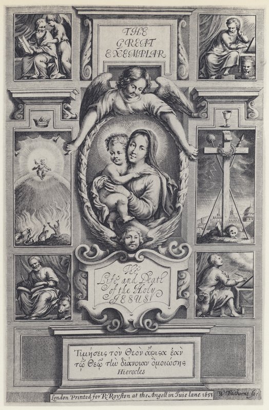 Jeremy Taylor, The Great Exemplar, J Flesher for R Royston 1653 by English Photographer