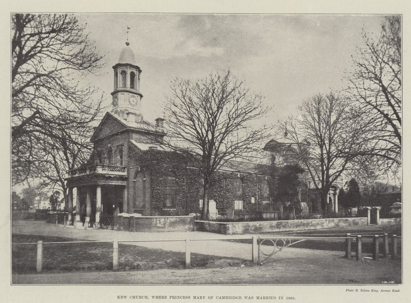 Kew Church, Where Princess Mary of Cambridge Was Married in 1866 by English Photographer