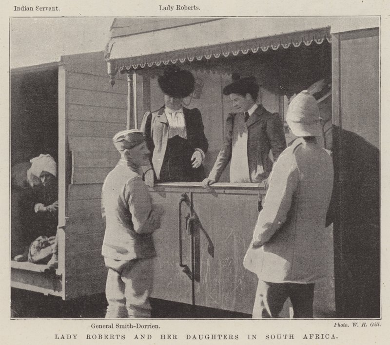 Lady Roberts and her daughters in South Africa by English Photographer