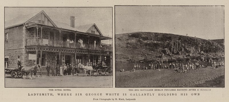 Ladysmith, where Sir George White is Gallantly holding his Own by English Photographer