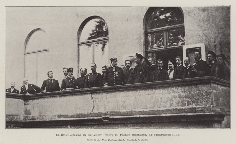 Li-Hung-Chang in Germany, Visit to Prince Bismarck at Friedrichsruhe by English Photographer
