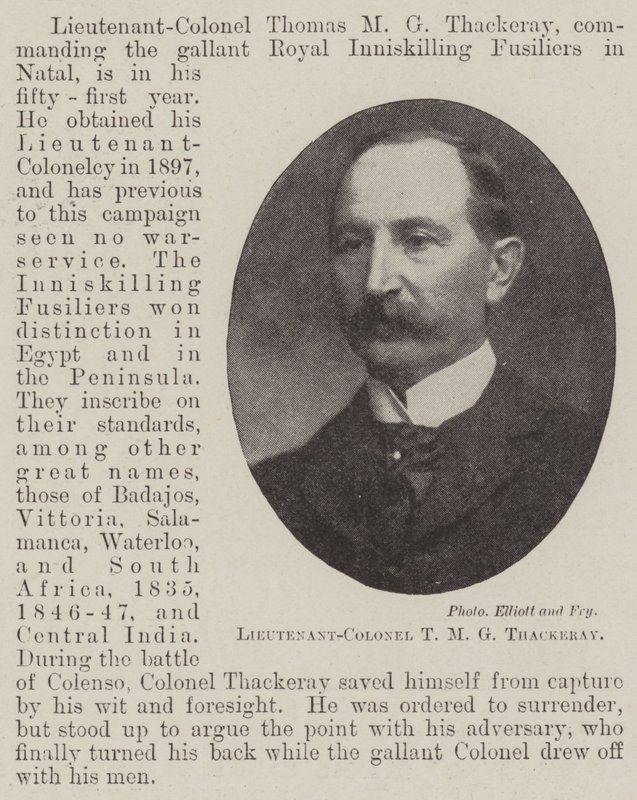 Lieutenant-Colonel T. M. G. Thackeray by English Photographer