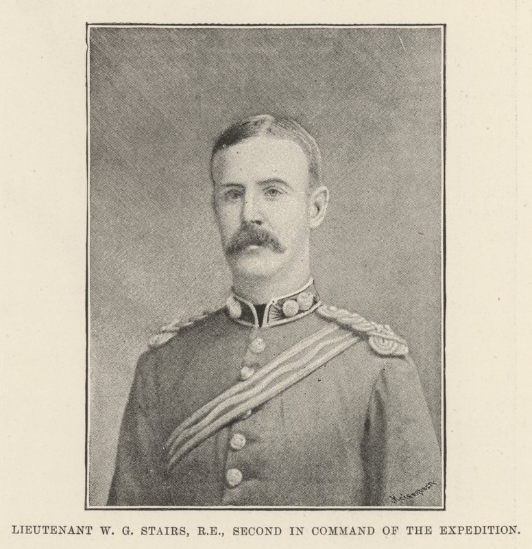 Lieutenant W G Stairs, Second in Command of the Expedition by English Photographer