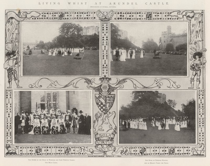Living Whist at Arundel Castle by English Photographer