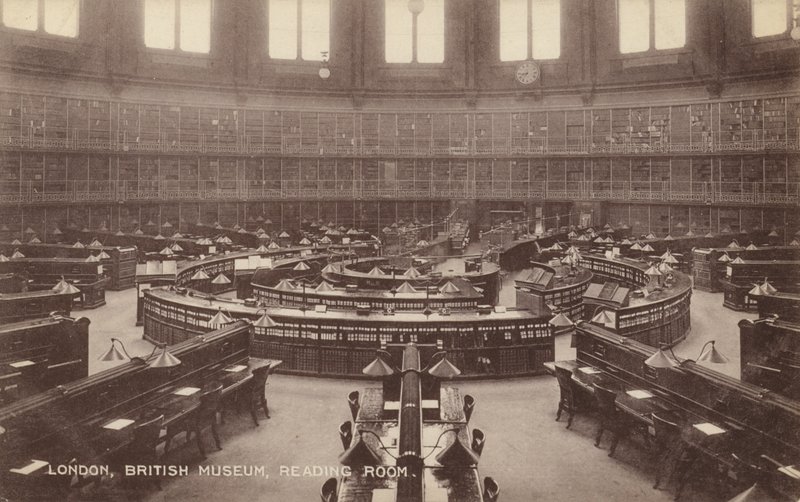 London, British Museum, Reading Room by English Photographer