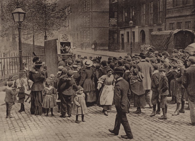 London: Punch and Judy Show by English Photographer