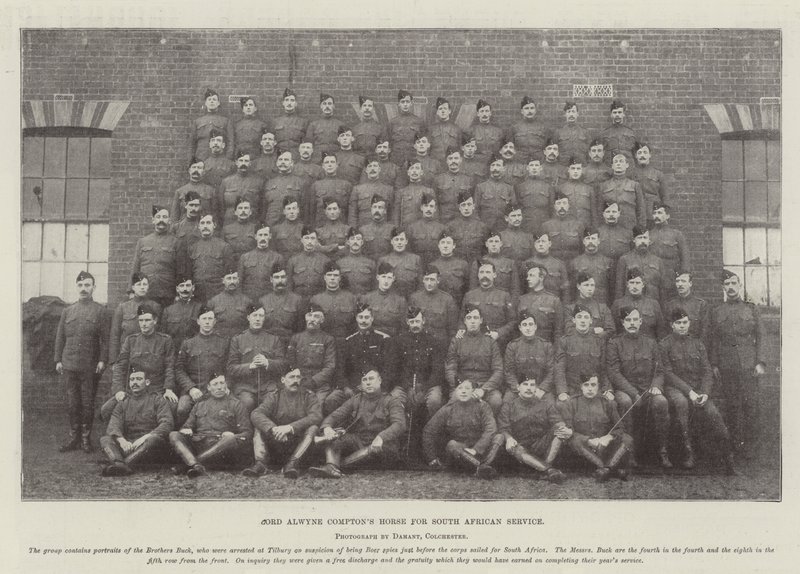 Lord Alwyne Comptons Horse for South African Service by English Photographer