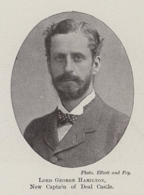 Lord George Hamilton, New Captain of Deal Castle by English Photographer