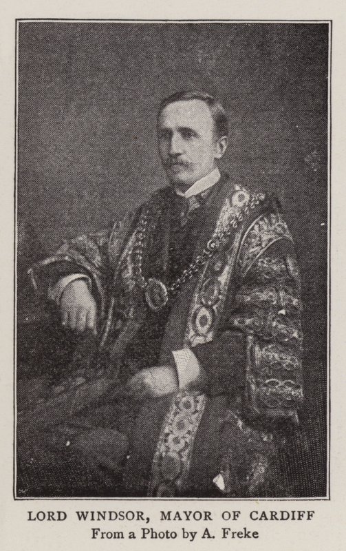 Lord Windsor, Mayor of Cardiff by English Photographer