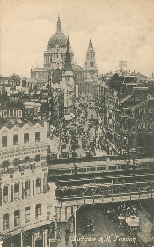 Ludgate Hill, London by English Photographer