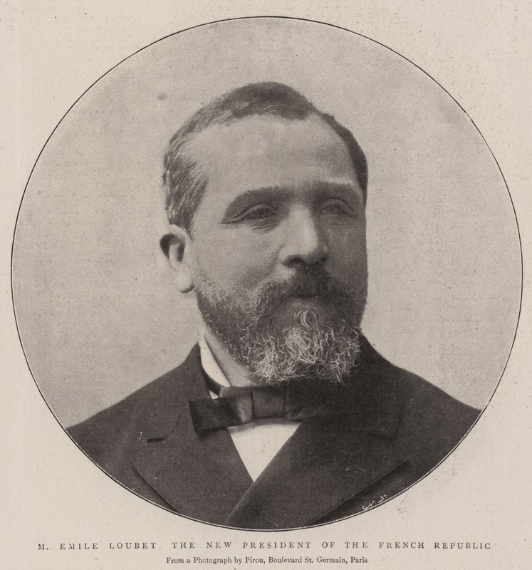 M Emile Loubet, the New President of the French Republic by English Photographer