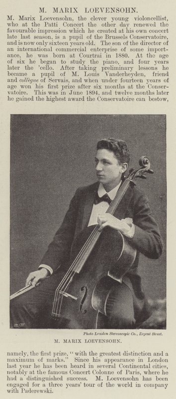 M Marix Loevensohn by English Photographer