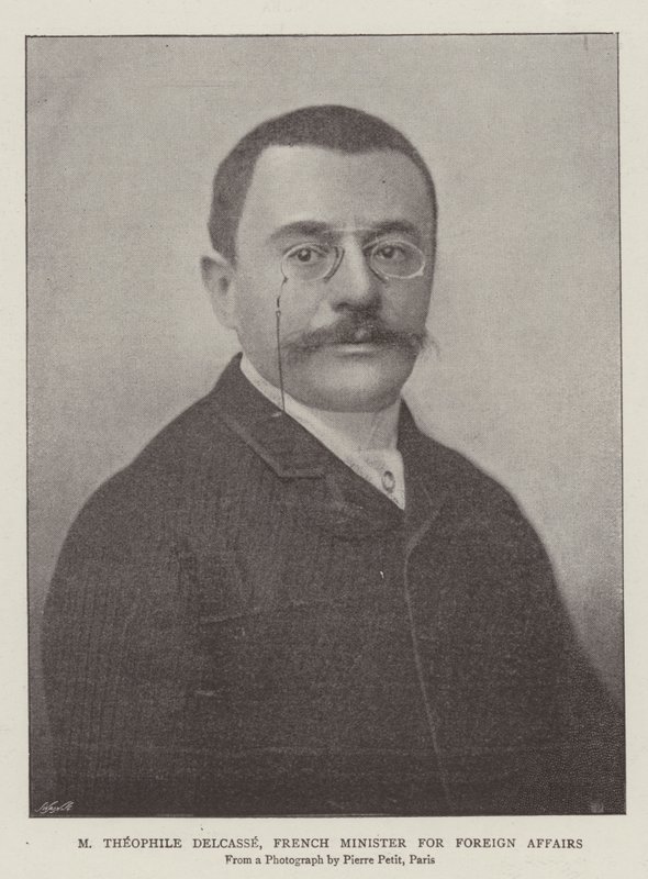 M. Theophile Delcasse, French Minister for Foreign Affairs by English Photographer