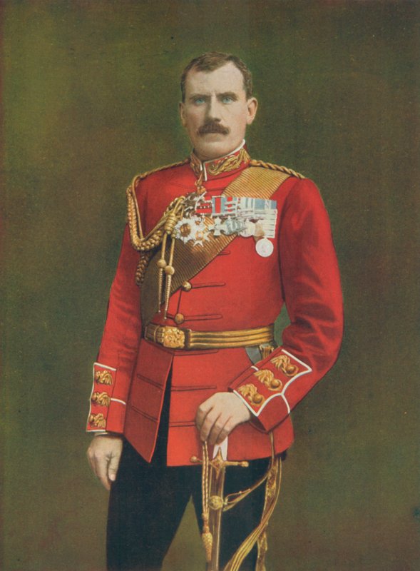 Major-General Hector A. MacDonald Commanding the 3rd (Highland) Brigade with Lord Methuen by English Photographer