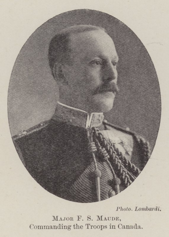 Major F S Maude, commanding the Troops in Canada by English Photographer