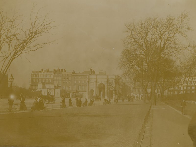Marble Arch, Hyde Park, London by English Photographer