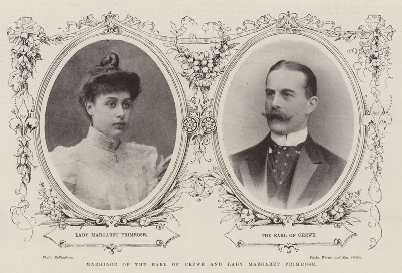 Marriage of the Earl of Crewe and Lady Margaret Primrose by English Photographer