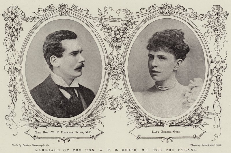 Marriage of the Honourable W F D Smith, MP for the Strand by English Photographer