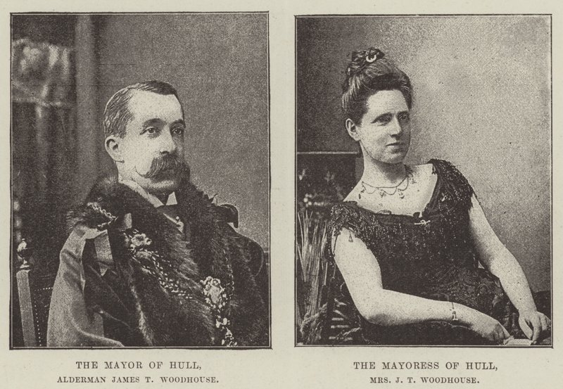 Mayor and Mayoress of Hull by English Photographer