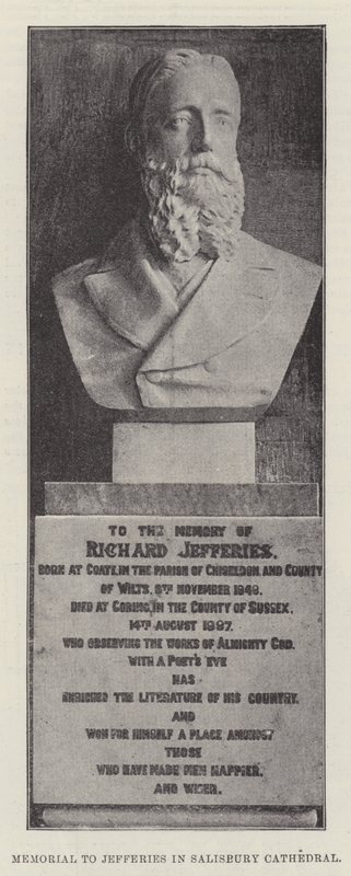 Memorial to Jefferies in Salisbury Cathedral by English Photographer