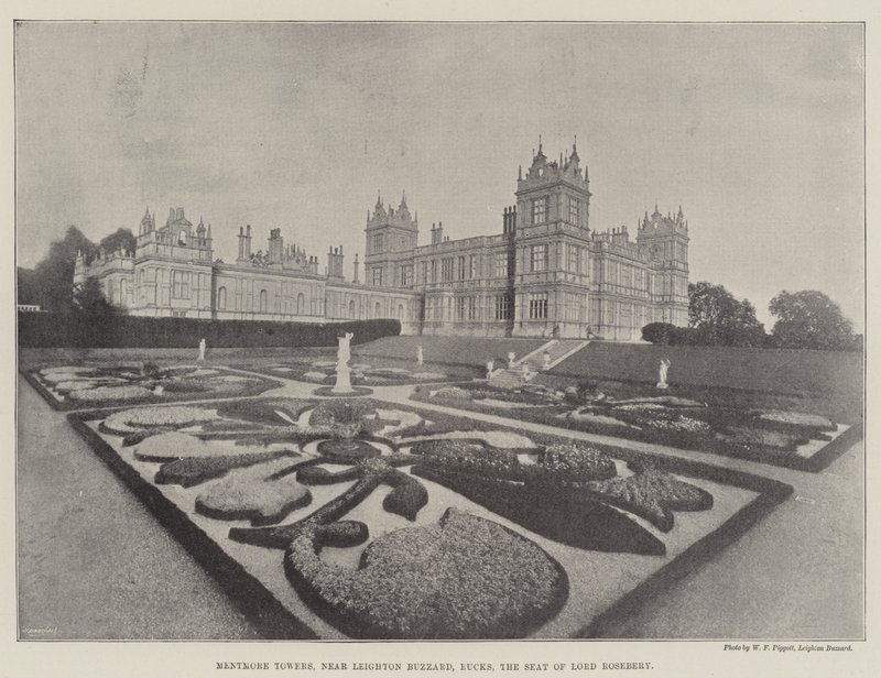 Mentmore Towers, near Leighton Buzzard, Buckinghamshire, the Seat of Lord Rosebery by English Photographer