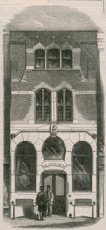 Messrs Gilbeys Wine Office, Oxford Street by English Photographer