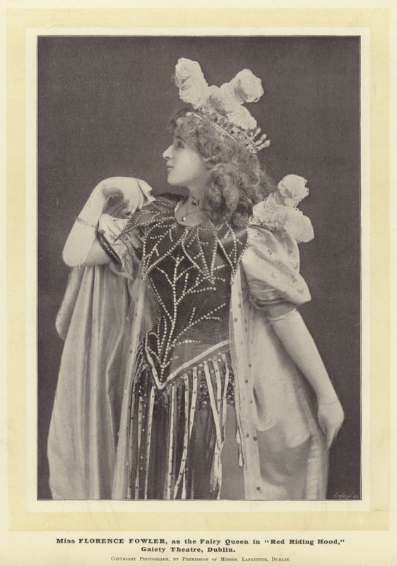 Miss Florence Fowler as the Fairy Queen in Red Riding Hood, Gaiety Theatre, Dublin by English Photographer