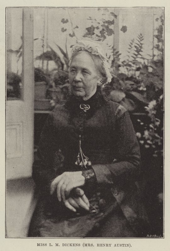 Miss L M Dickens (Mrs Henry Austin) by English Photographer
