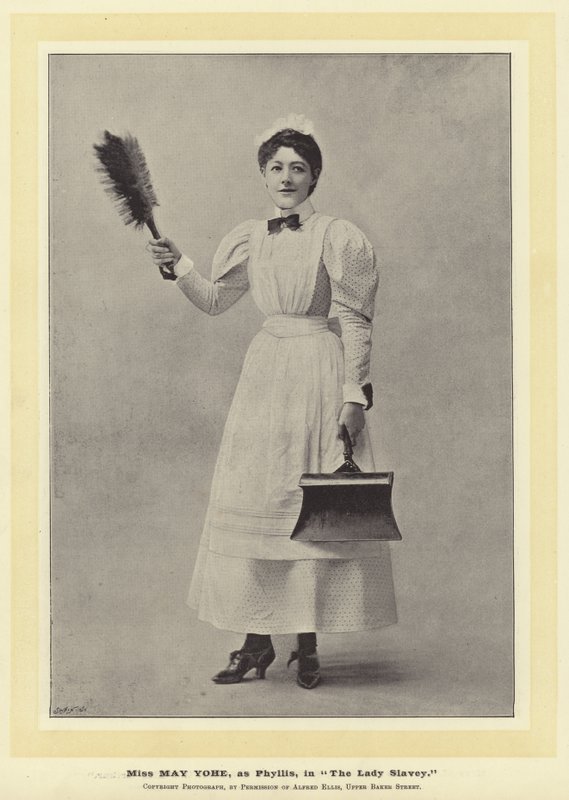 Miss May Yohe as Phyllis in The Lady Slavey by English Photographer