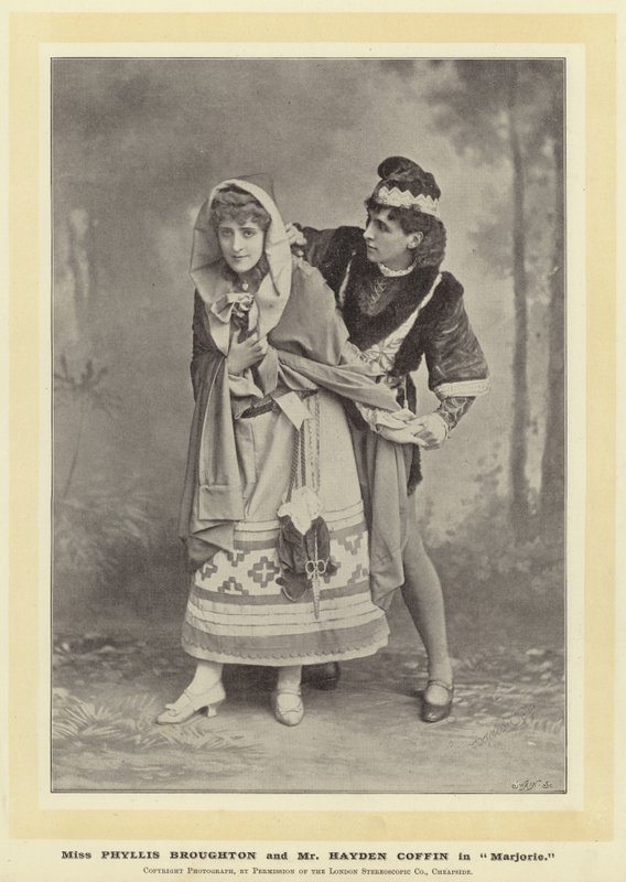 Miss Phyllis Broughton and Mr Hayden Coffin in Marjorie by English Photographer