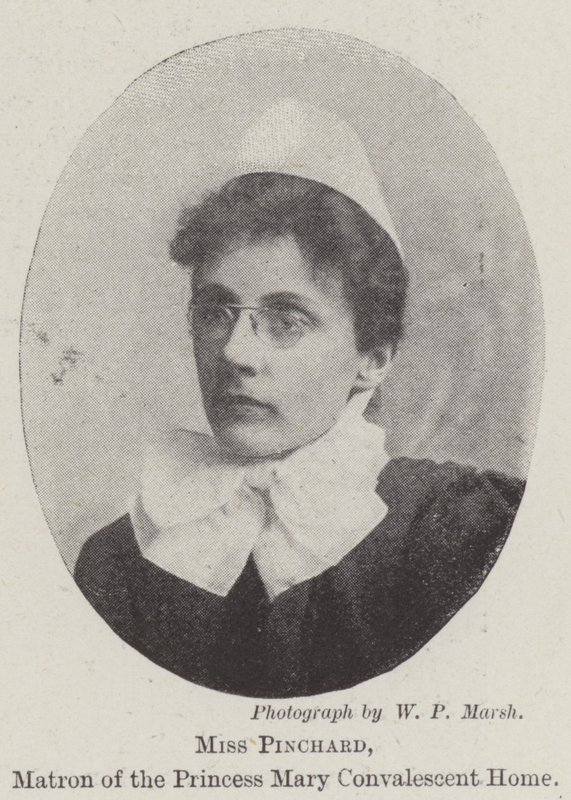 Miss Pinchard, Matron of the Princess Mary Convalescent Home by English Photographer
