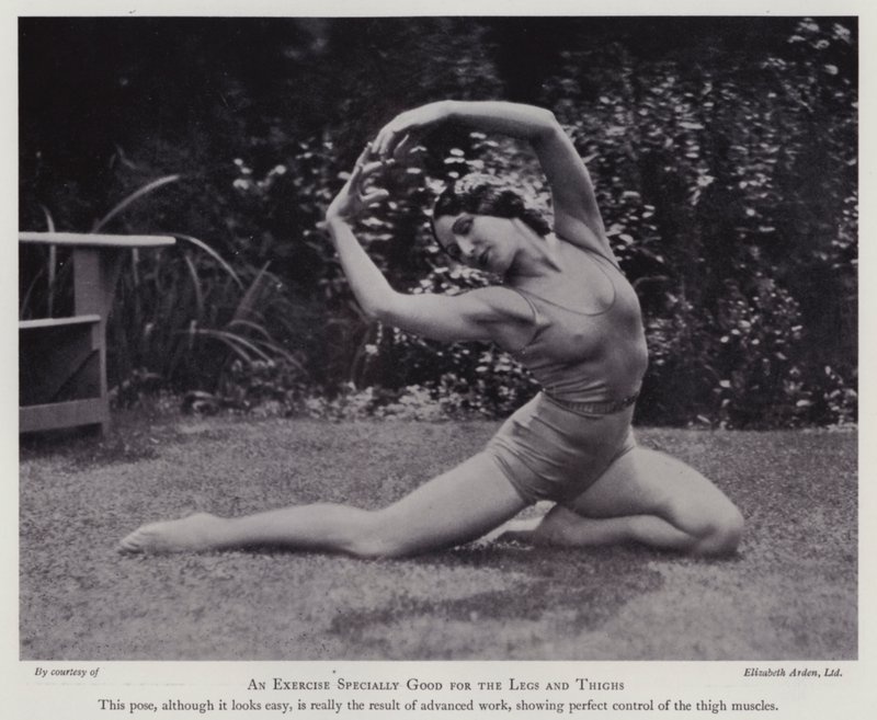 Modern Beauty Culture: An exercise specially good for the legs and thighs by English Photographer