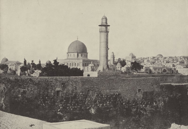 Mosque of Omar and Jewish Quarter, where Christ drove the money changers from the temple by English Photographer