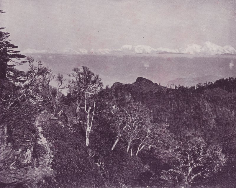 Mount Everest, from Sandakphoo, Darjeeling by English Photographer