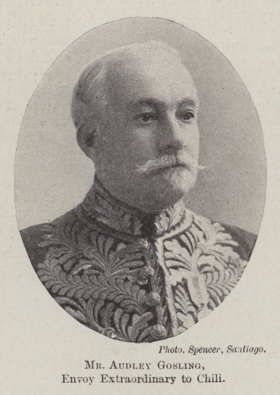 Mr Audley Gosling, Envoy Extraordinary to Chile by English Photographer